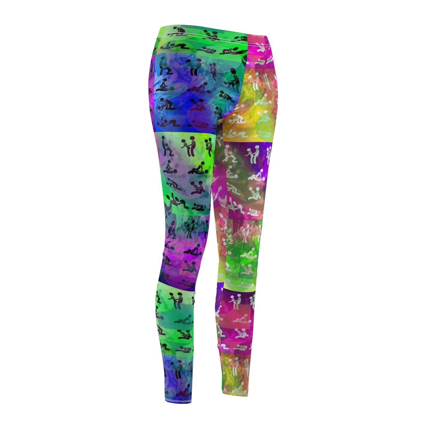 "Ungodly Positions: Kama Sutra" Vibrant Women's AOP Leggings - Stylish Comfortable Activewear