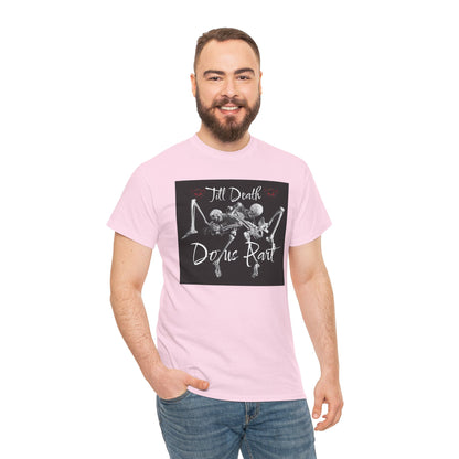 Till Death Do Us Part Tee, Unisex Skeleton T-Shirt for Halloween, Couple Gift, Festive Streetwear, Gothic Style