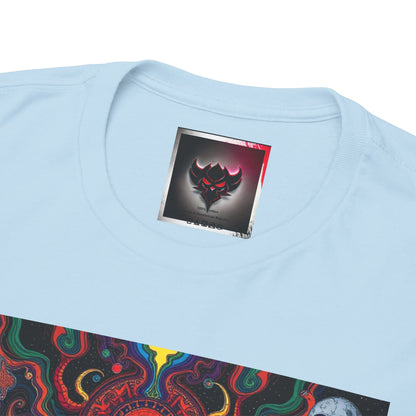 Unisex Heavy Cotton Tee - Vibrant "Ungodly Earth" Design for Nature Lovers