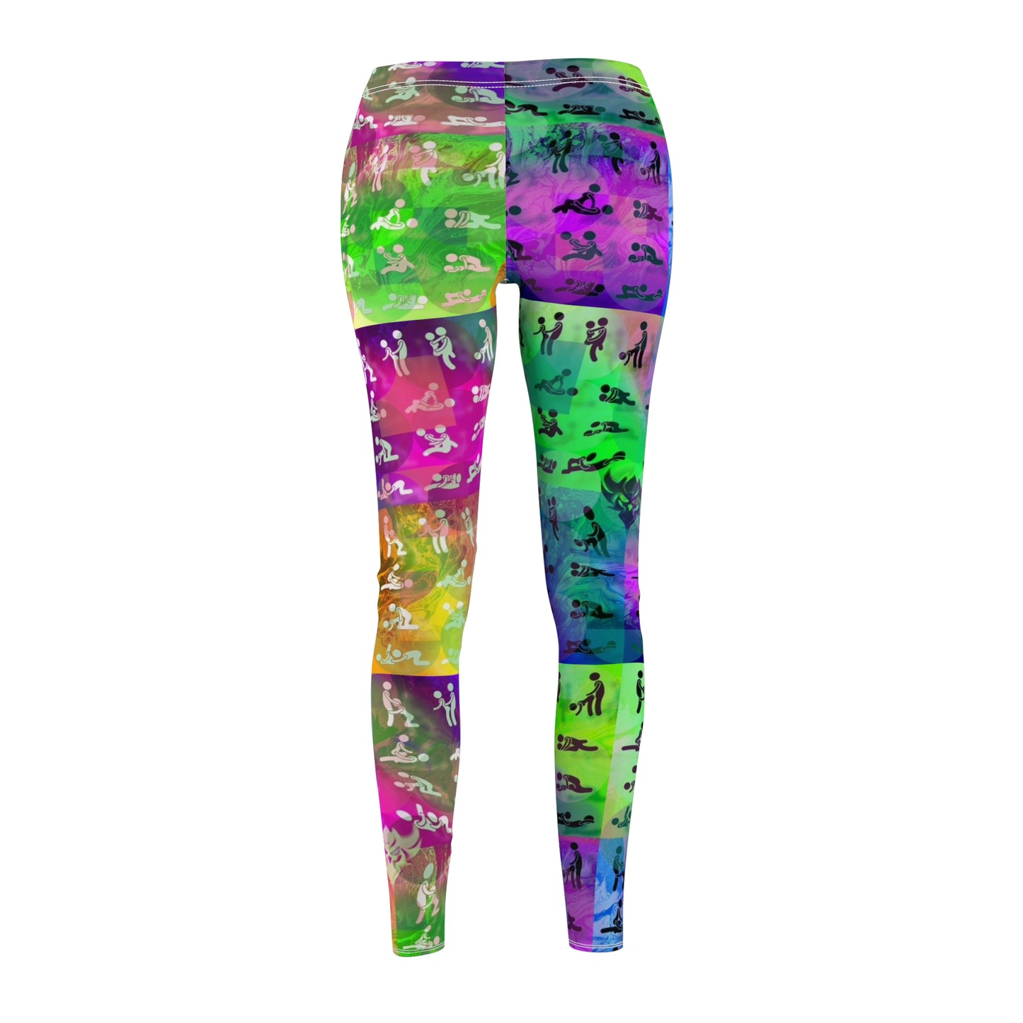 "Ungodly Positions: Kama Sutra" Vibrant Women's AOP Leggings - Stylish Comfortable Activewear