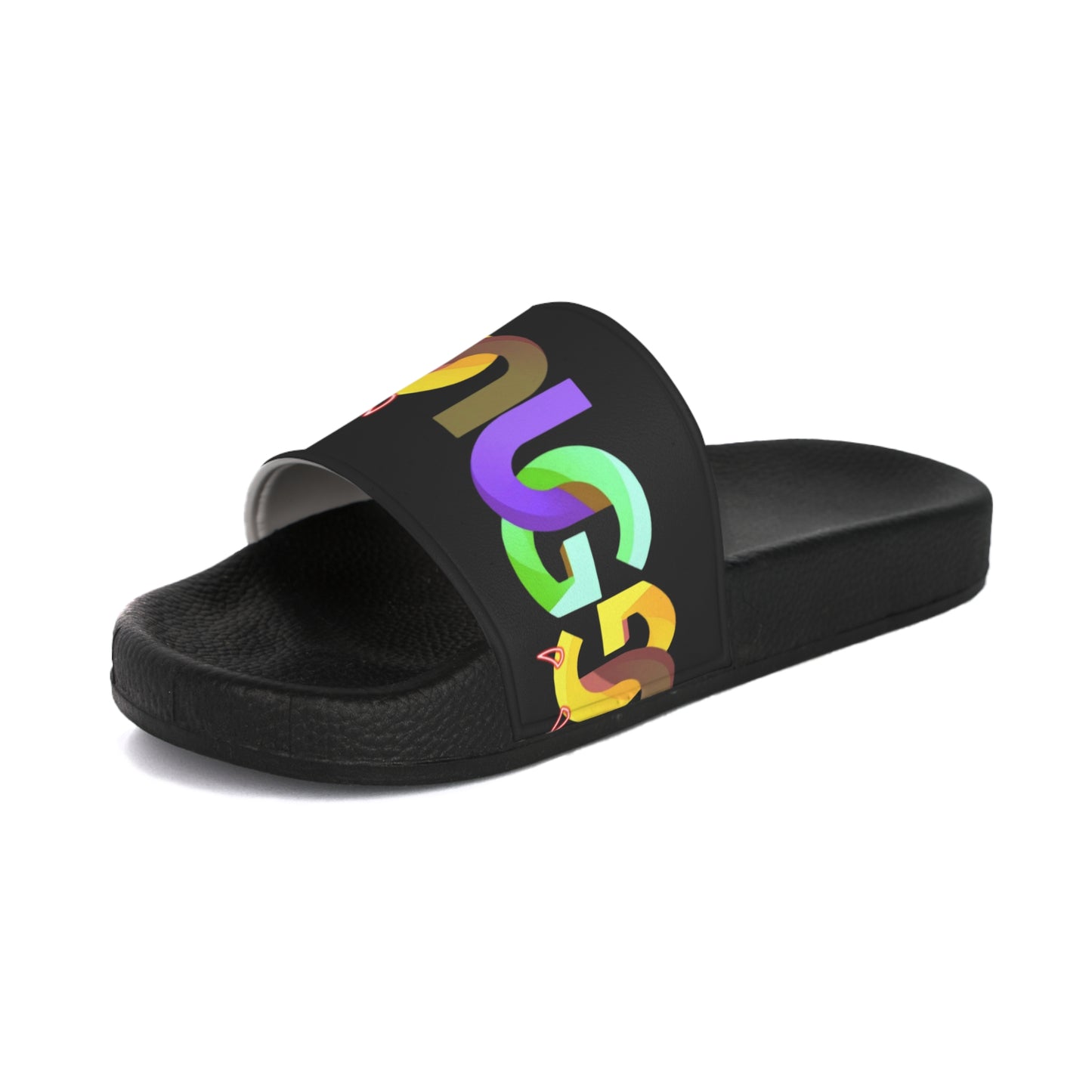 "Ungodly-UG" Slide Sandals — Rainbow Snake Chain Design Women’s Slides