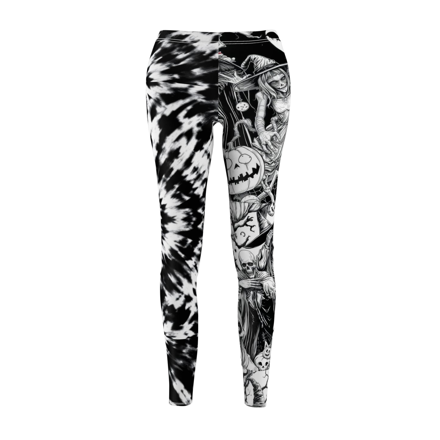 Gothic Halloween Leggings | Spooky Patterned Activewear, Casual Wear, Costumes, Gifts for Her, Fall Fashion