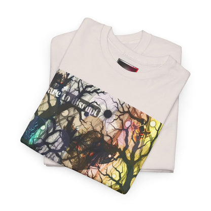 "Dare to Disrupt, Refuse to Conform, Stay Ungodly" Unisex Heavy Cotton Tee