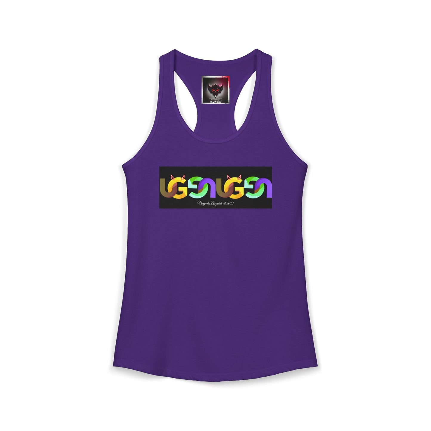 Women's UG colored Pattern Tank Top