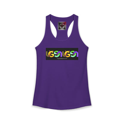 Women's UG colored Pattern Tank Top