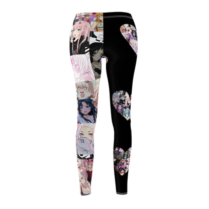 Women's Cut & Sew Casual Leggings "Waifu"