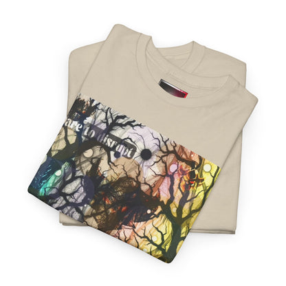 "Dare to Disrupt, Refuse to Conform, Stay Ungodly" Unisex Heavy Cotton Tee