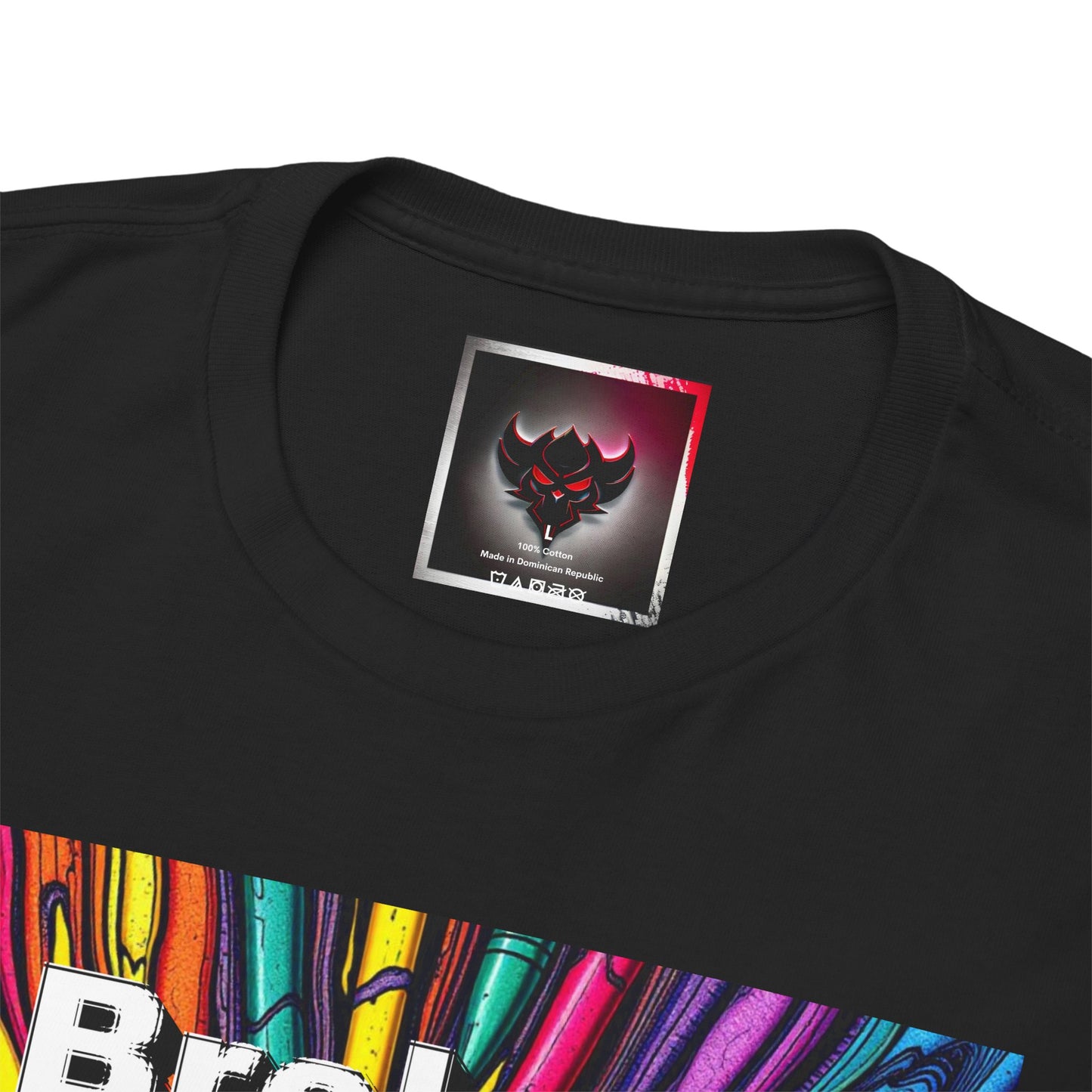 Inspirational Unisex Heavy Cotton Tee - 'Broken Crayons Still Color'