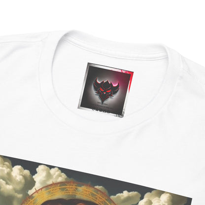 Angel Portrait Graphic Tee — 'Ungodly Apparel' Streetwear T-Shirt