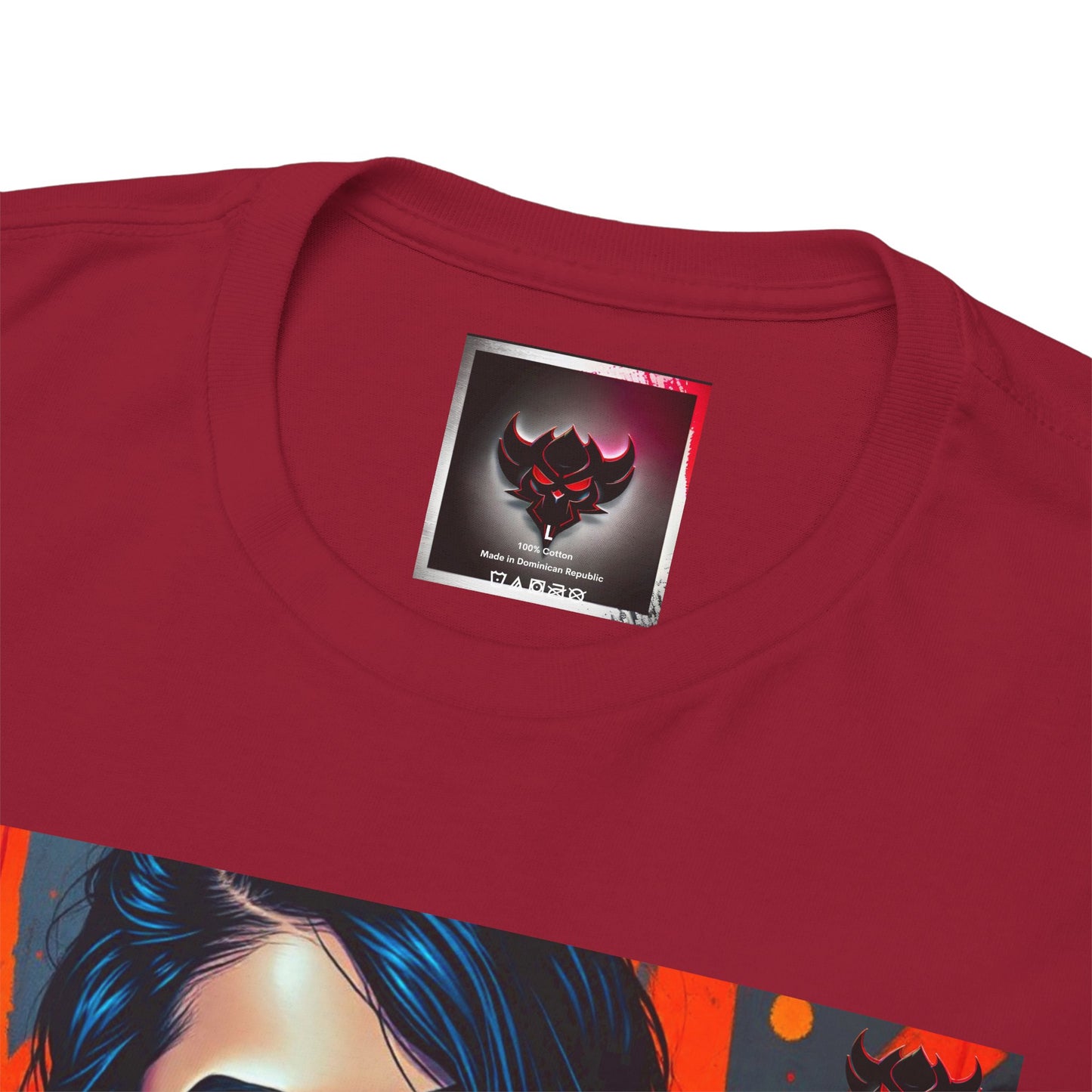 "Locked In" Latina Unisex Heavy Cotton Tee - Bold Tattoo Art for Everyday Wear