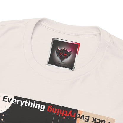 "Anti-Everything Club" Unisex Heavy Cotton Tee - Bold Statement Shirt for Casual Wear