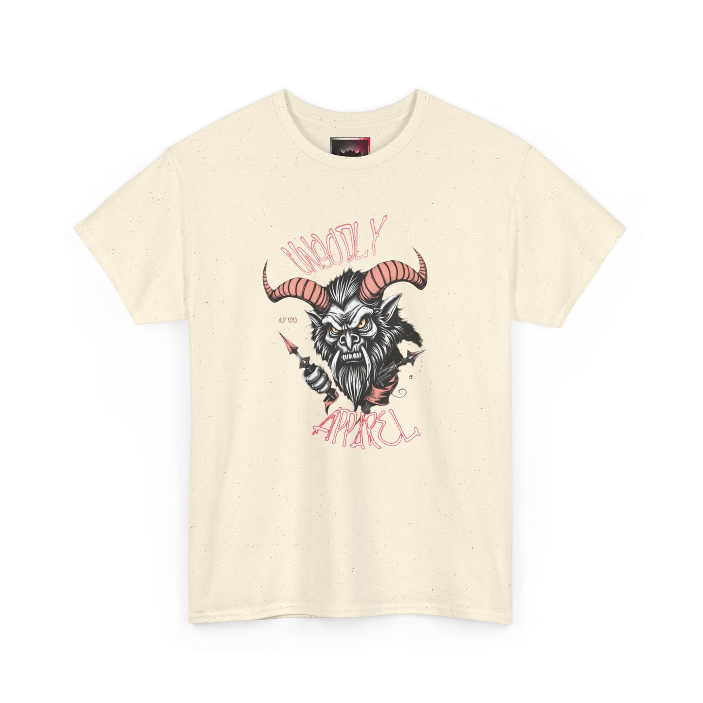 Krampus Graphic Tee — 'Wooly Anarch' Vintage Punk Shirt