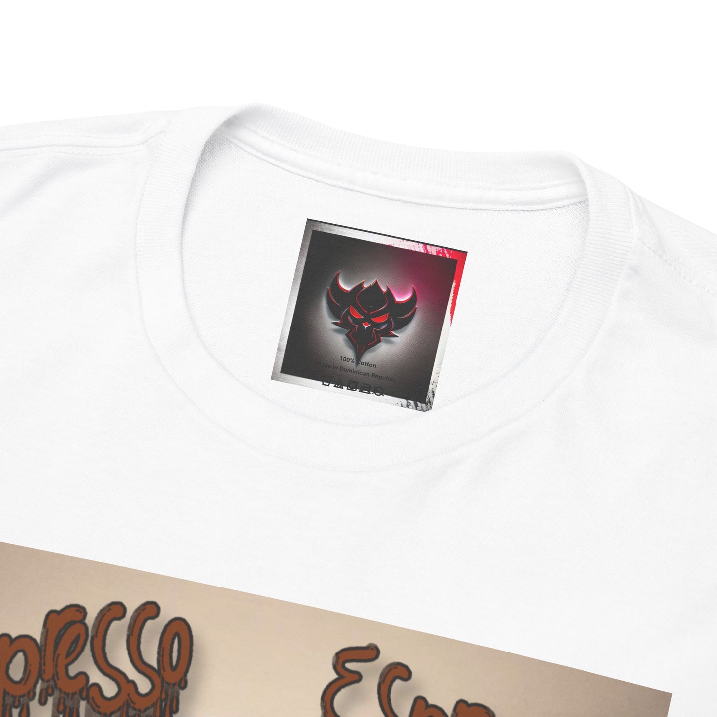 Unisex Heavy Cotton Tee - "Depresso Espresso" Graphic Shirt