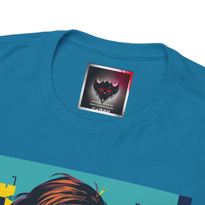 "Cannibal Couture" Unisex Heavy Cotton Tee - Retro Vibe Shirt, Casual Wear, Gift for Him/Her, Unique Graphic Tee, Halloween Costume