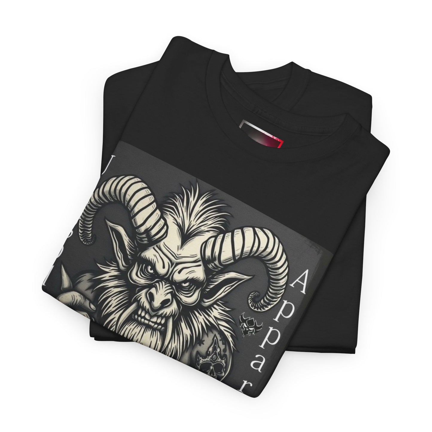 T-Shirt — 'Ungodly Apparel' Krampus Skull Graphic Tee