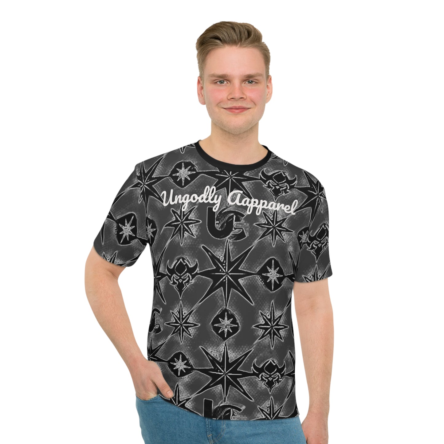 Ungodly Apparel Black Star Pattern
