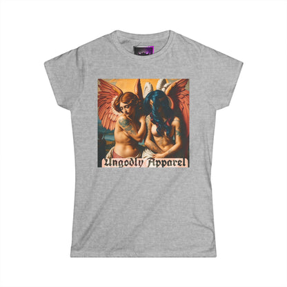 Angels Graphic Tee — "Ungodly Apparel" Vintage Art Shirt
