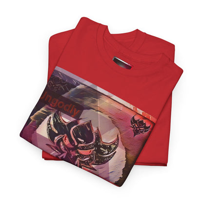 "Ungodly Apparel Logo Fall 25" Graphic Tee with Bold Design and Statement