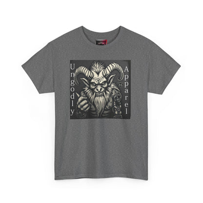 T-Shirt — 'Ungodly Apparel' Krampus Skull Graphic Tee