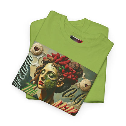 Artistic Unisex Heavy Cotton Tee - 'Mother Earth-The O.G. Milf' Design