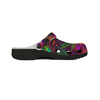 Colorful Cannabis-Themed EVA Foam Rubbers Shoes for Relaxation & Fun