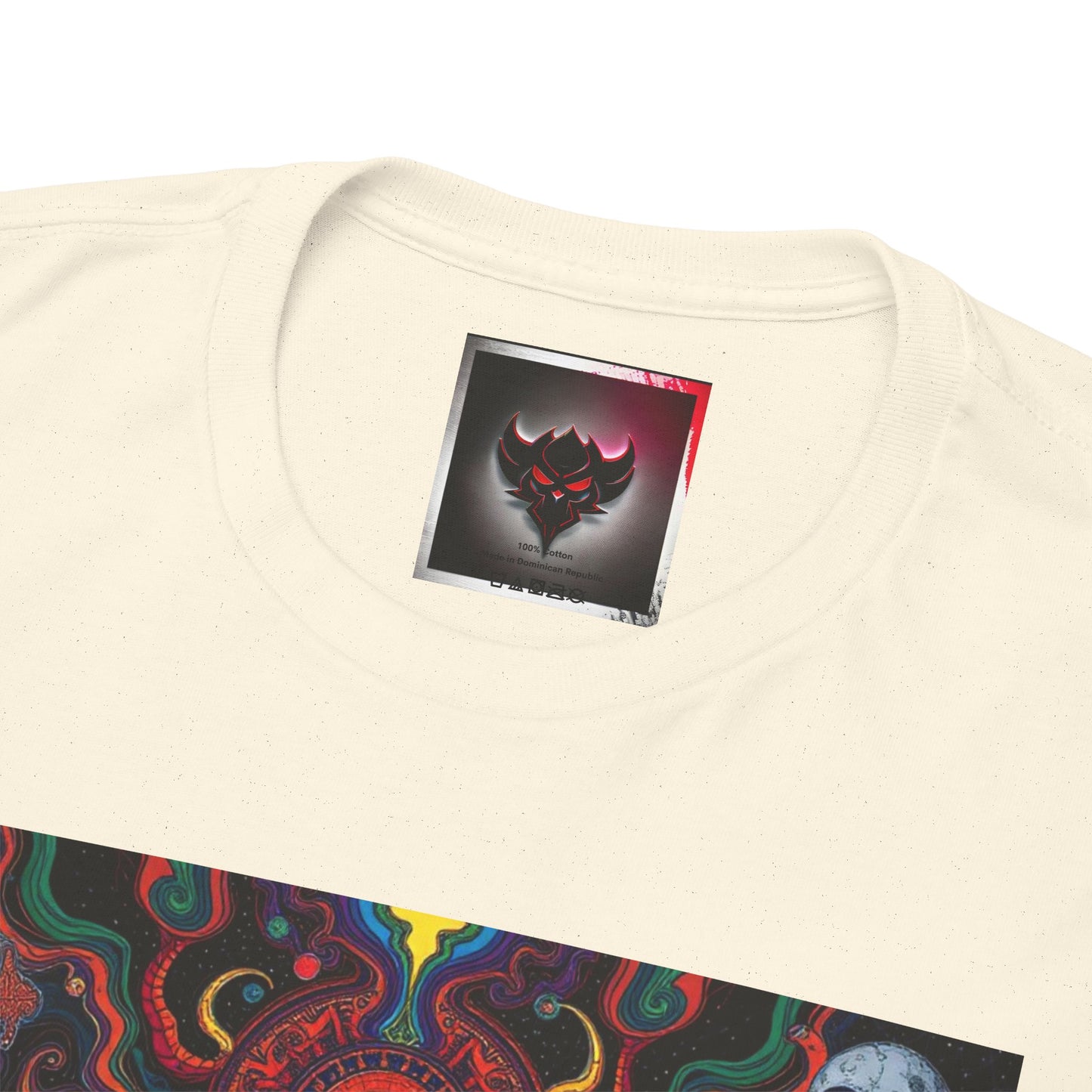 Unisex Heavy Cotton Tee - Vibrant "Ungodly Earth" Design for Nature Lovers