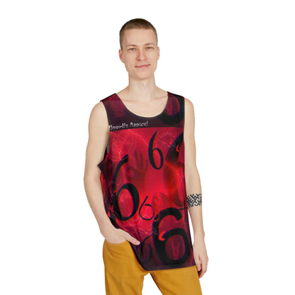 Men's Tank Top — Red Occult 666 All-Over Print