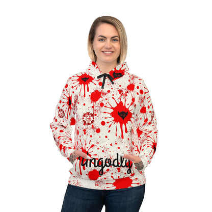 Bloodbath Bold Graphic Athletic Hoodie | Streetwear, Casual Wear, Gift for Him/Her, Unique Fashion, Everyday Comfort
