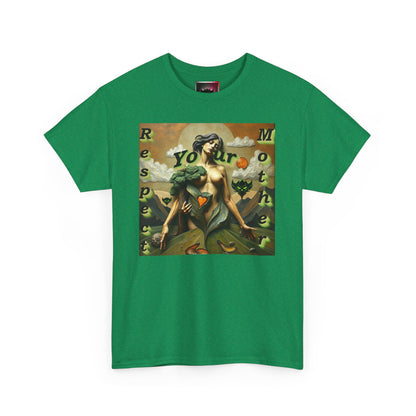 "Respect Your Mother Unisex" Heavy Cotton Tee - Eco-Friendly Graphic T-Shirt