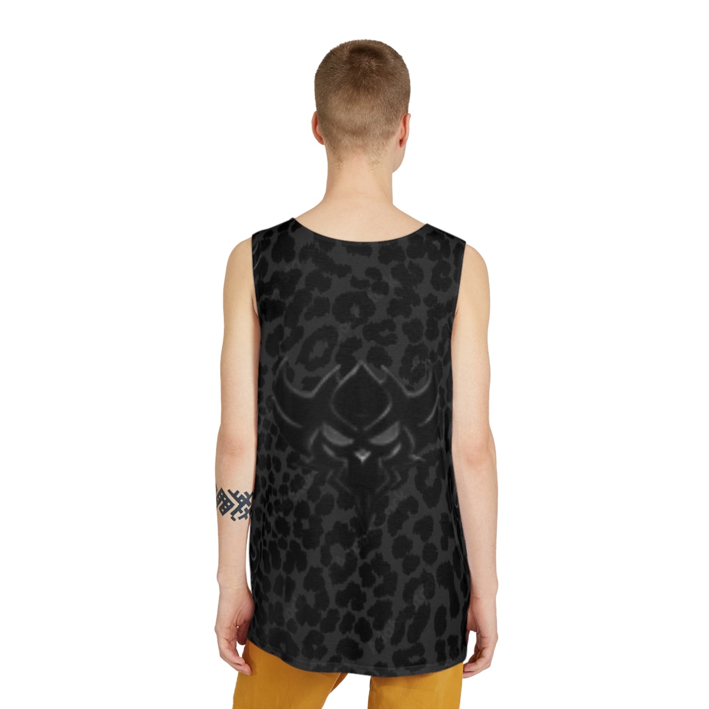 Men's Tank — Black Leopard Ungodly Logo