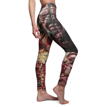"Ungodly Skin" Ed Gein Inspired, Artistic Casual Leggings, Unique Printed Leggings, Trendy Workout Leggings, Creative Fashion Leggings, Statement Piece Leggings for [...]