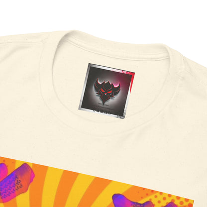 Graphic Tee — "Grippy Socks Grippy Box" Retro Heart Pop Art T-Shirt