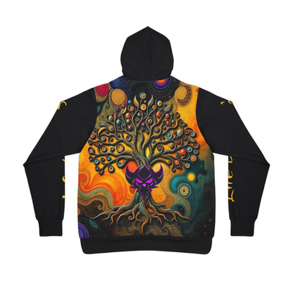 Tree of Life Athletic Hoodie –"Life be Lifin'" Embrace Your Journey with Colorful Design