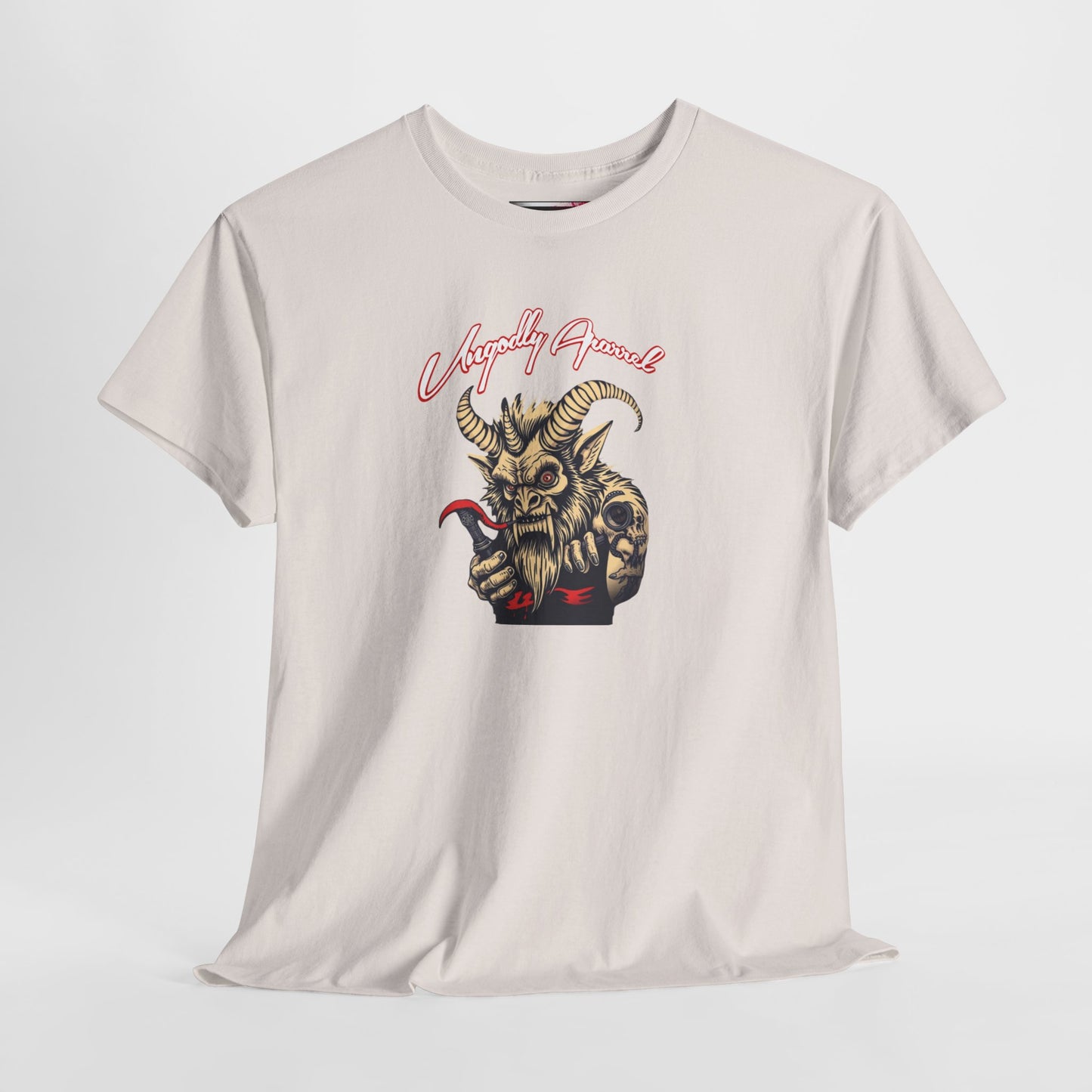 Krampus Graphic Tee — 'Krampusly Obsessed' Horned Demon Holiday T-Shirt