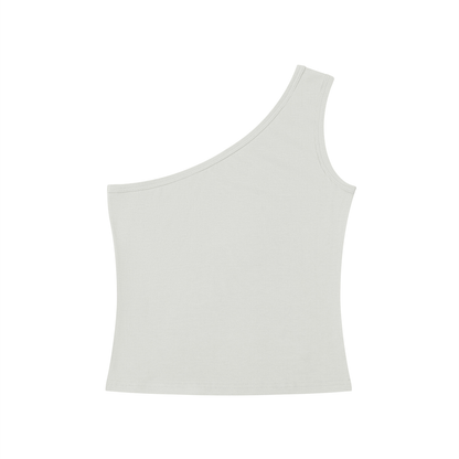 "Ungodly Apparel" Women's One-Shoulder Crop T-Shirt