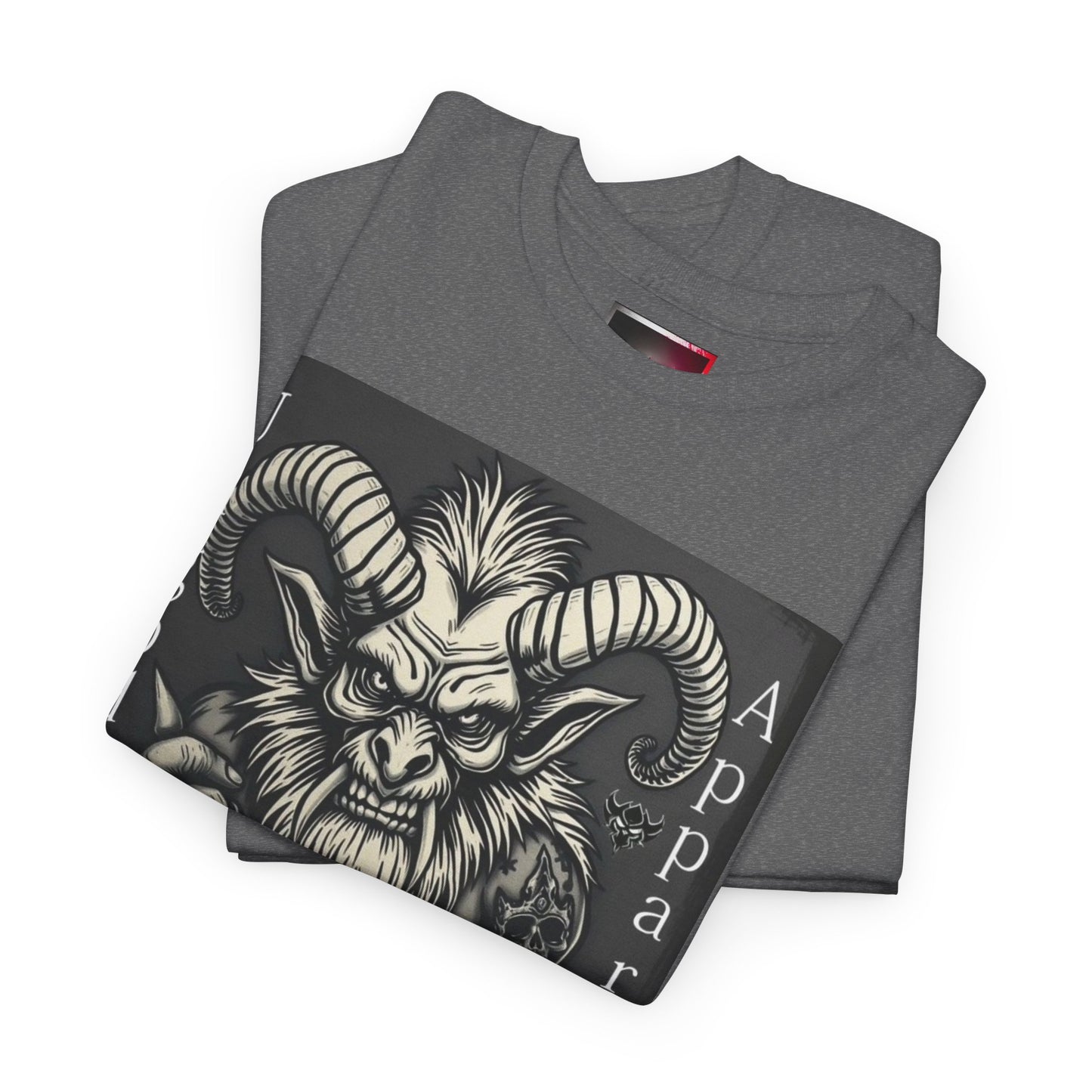T-Shirt — 'Ungodly Apparel' Krampus Skull Graphic Tee