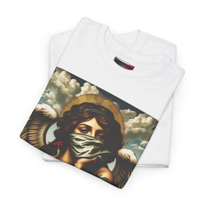 Angel Portrait Graphic Tee — 'Ungodly Apparel' Streetwear T-Shirt