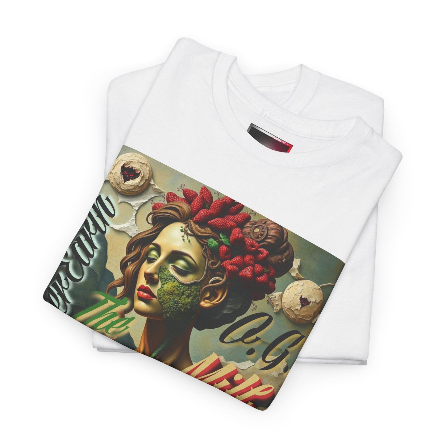Artistic Unisex Heavy Cotton Tee - 'Mother Earth-The O.G. Milf' Design