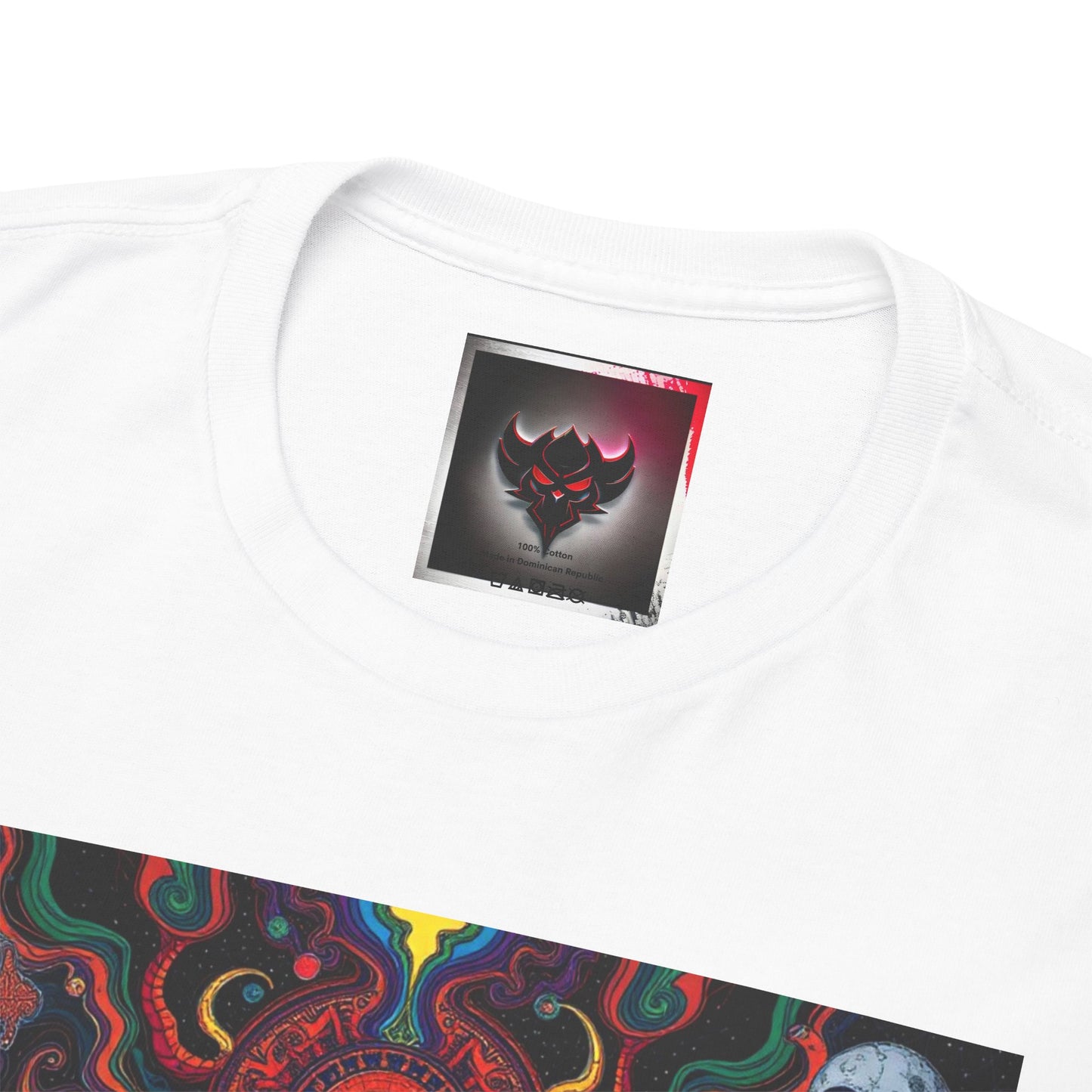 Unisex Heavy Cotton Tee - Vibrant "Ungodly Earth" Design for Nature Lovers