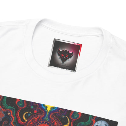 Unisex Heavy Cotton Tee - Vibrant "Ungodly Earth" Design for Nature Lovers