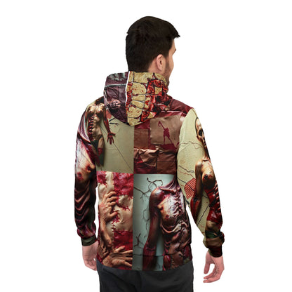 "Ungodly Skin" Ed Gein Inspired, Edgy Art Athletic Hoodie, Unique Graphic Sweatshirt, Streetwear Gift, Alternative Fashion, Unisex Hoodie for Creative Souls