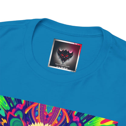 "Perico" Colorful Parrot Unisex Heavy Cotton Tee - Vibrant Tropical Shirt