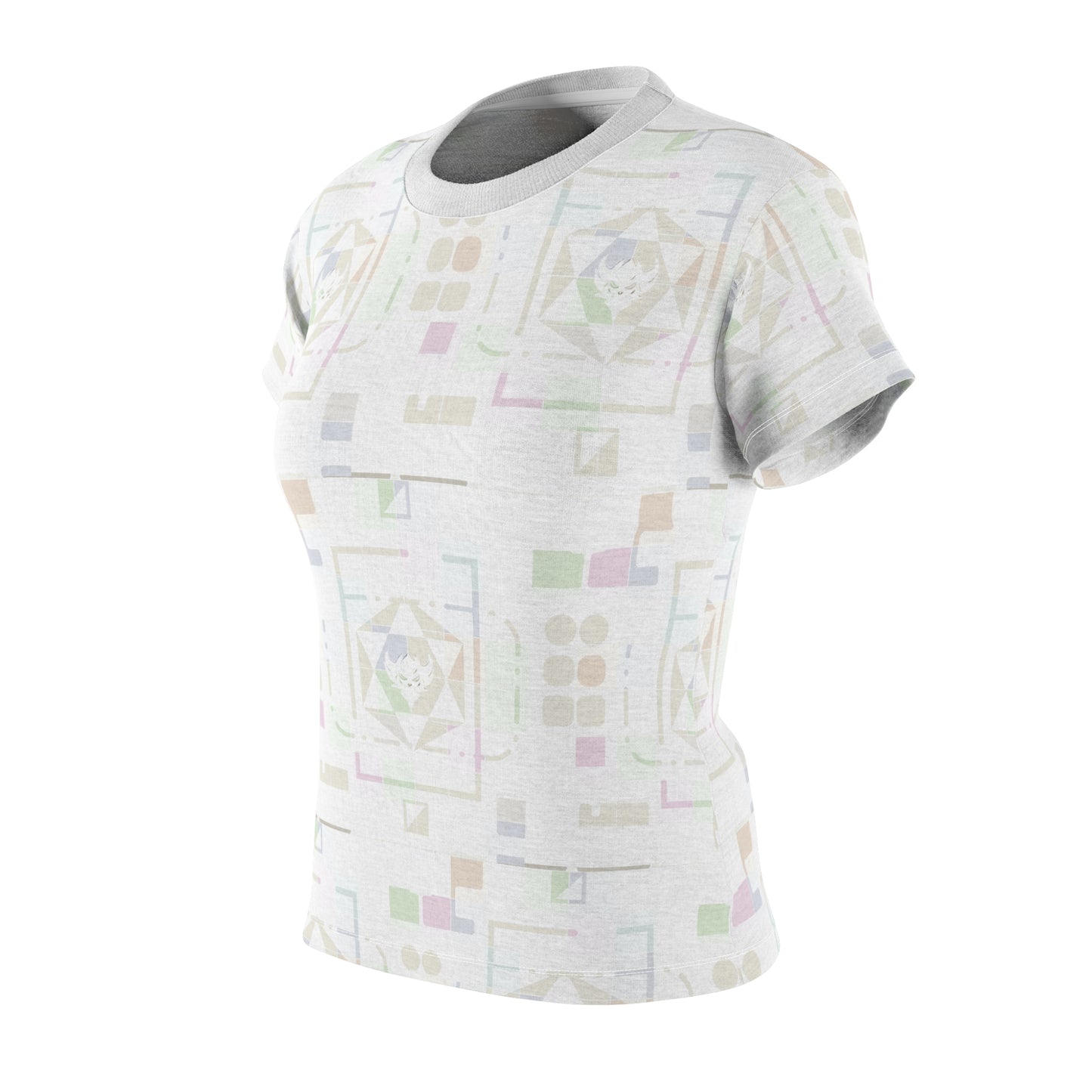 Geometric Pastel Ungodly Apparel Pattern Women's Tee