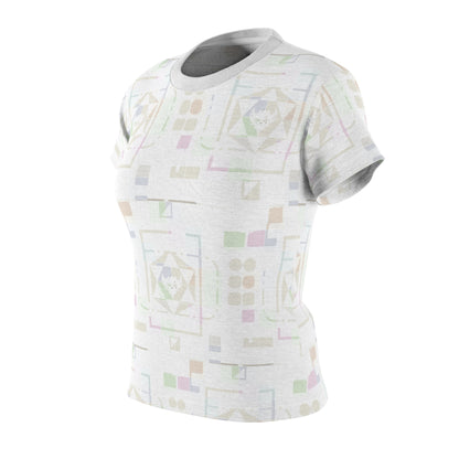 Geometric Pastel Ungodly Apparel Pattern Women's Tee