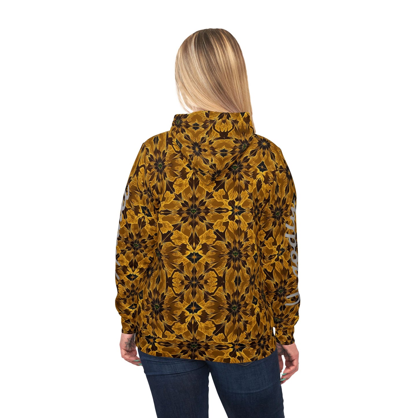 Sunflower Patterned Athletic Hoodie - Unisex Floral Sports Apparel, Gift for Nature Lovers, Trendy Fitness Wear, Casual Spring Style, Unique [...]