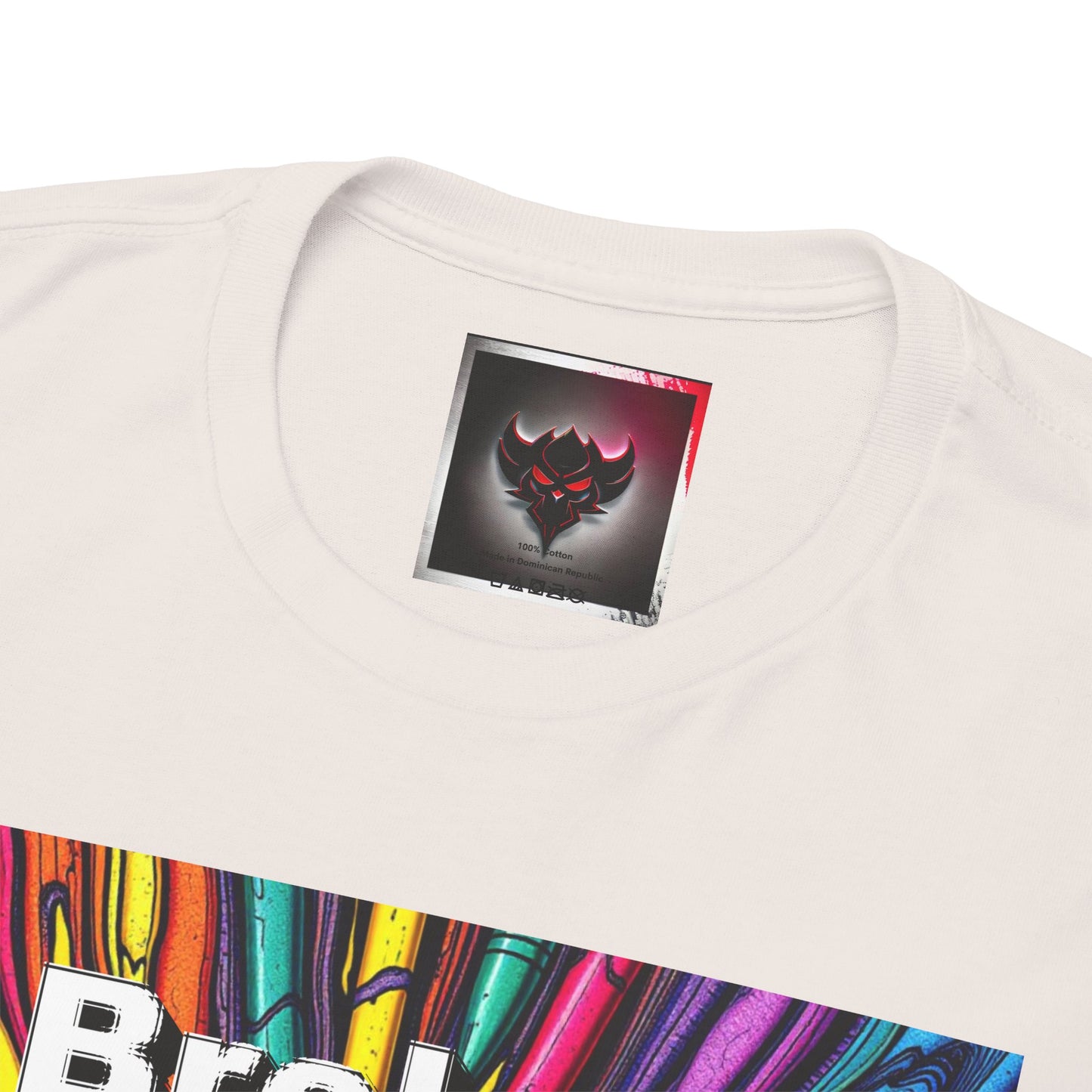 Inspirational Unisex Heavy Cotton Tee - 'Broken Crayons Still Color'