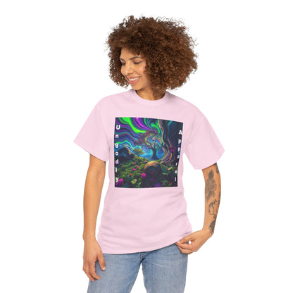 Ungodly Apparel Unisex Heavy Cotton Tee - Vibrant Nature Design