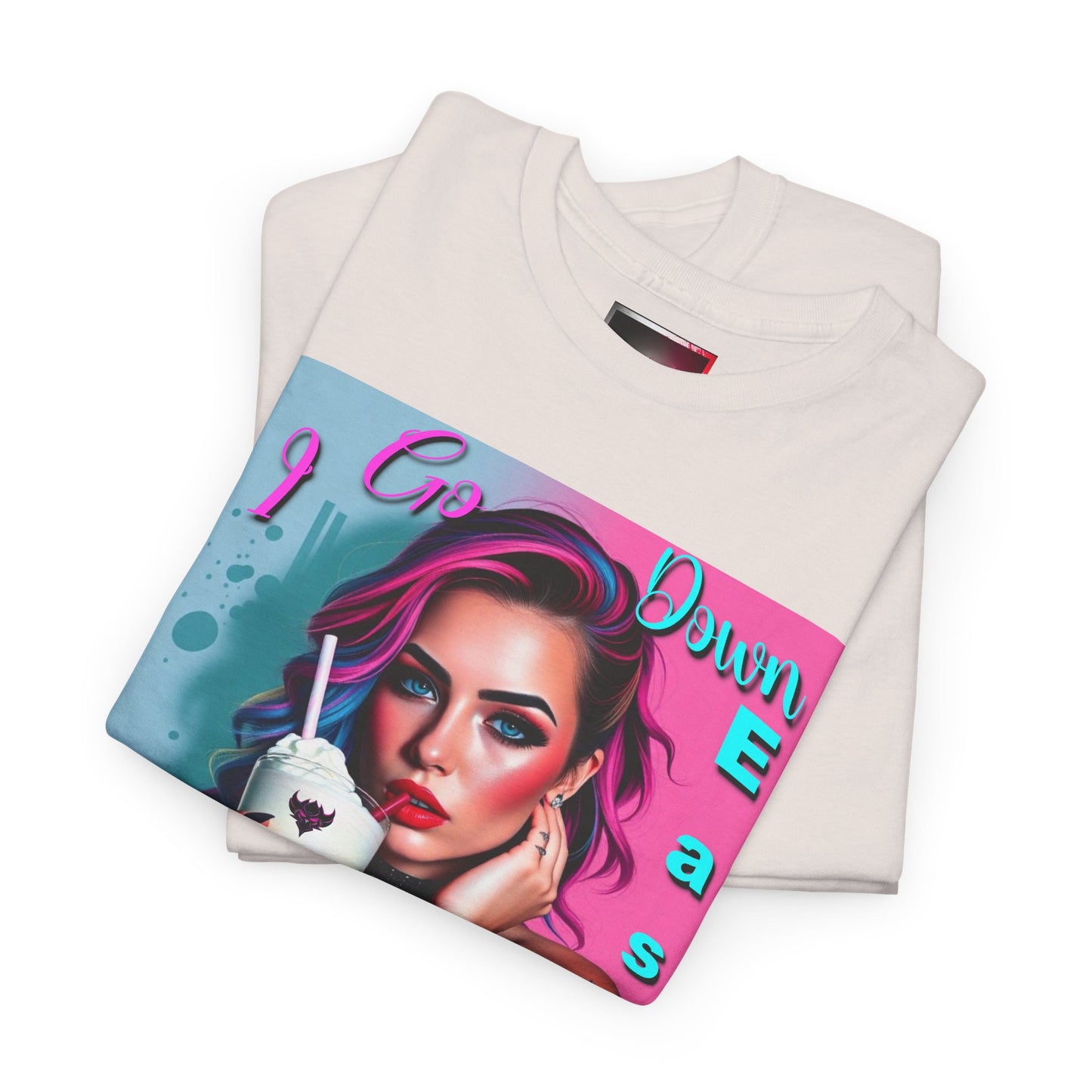 "I Go Down Easily" Unisex Heavy Cotton Tee