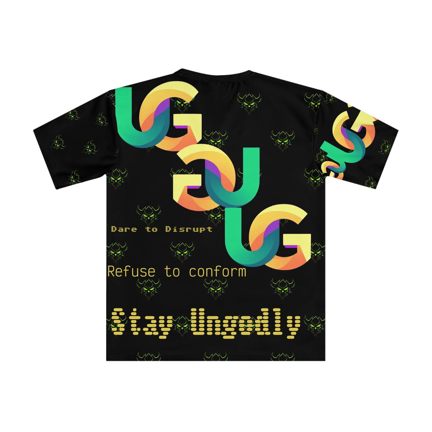 Ungodly Apparel Men's Graphic T‑Shirt — 'Stay Ungodly' Retro Chain Logo Tee