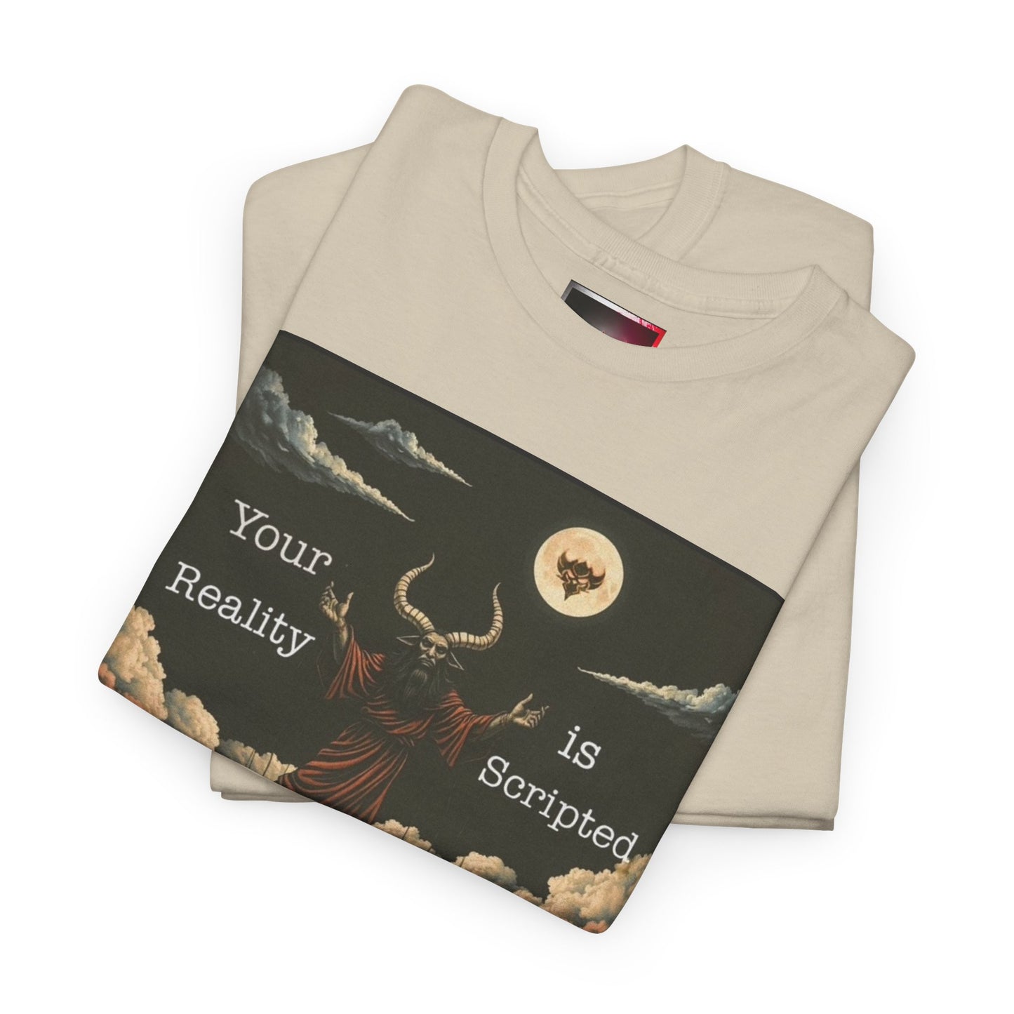 "Baal" Tee — "Your Reality Is Scripted" Graphic T-Shirt